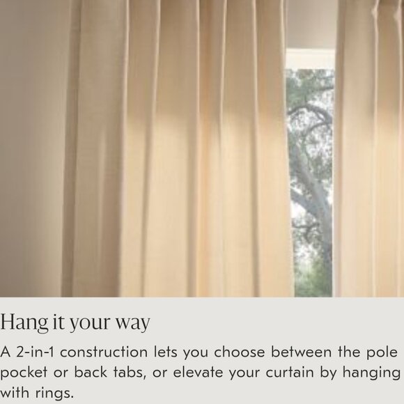 West Elm Worn Velvet Blackout Curtain, Alabaster (Set of Two) - Picture 5 of 8